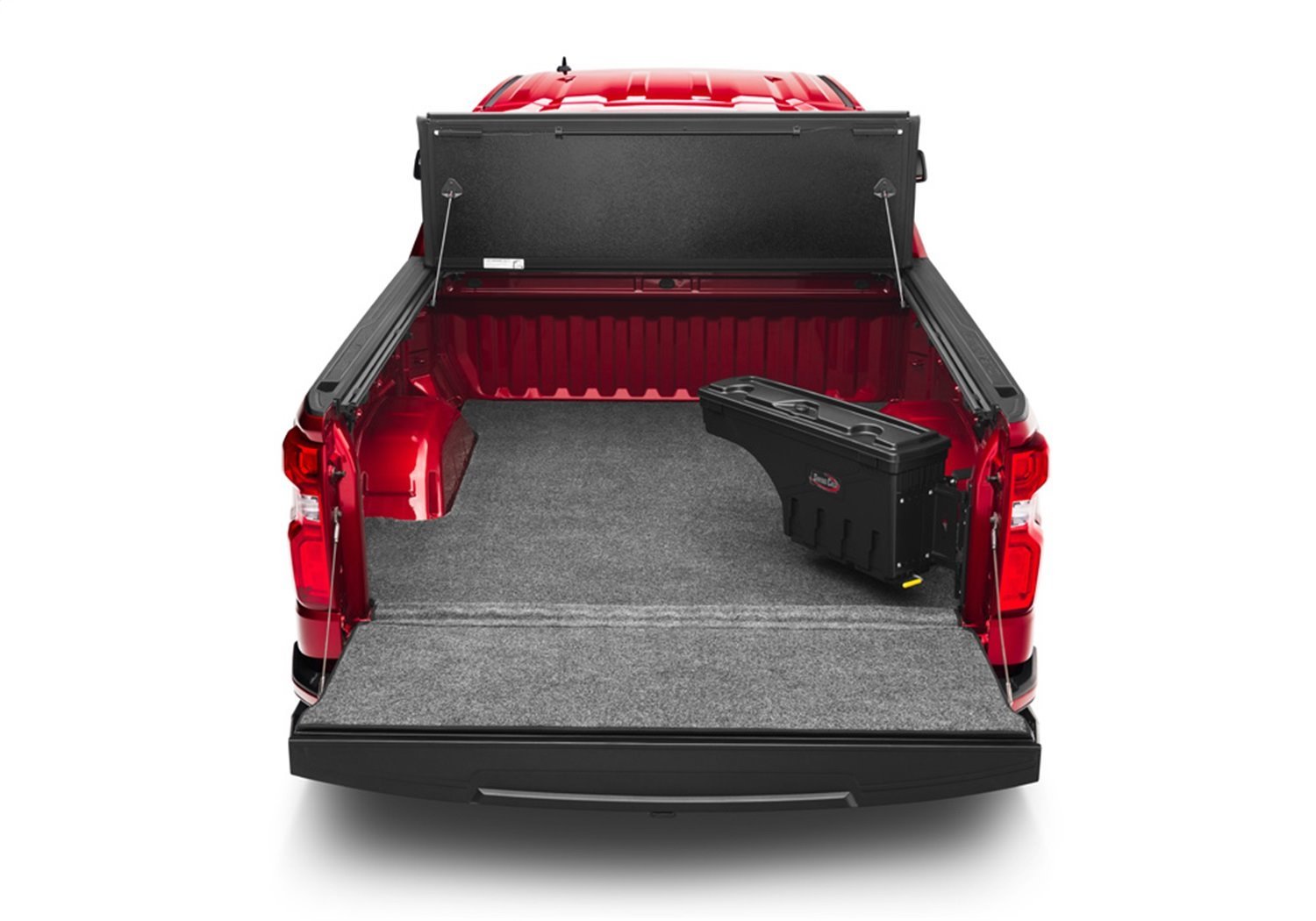 SC404P Swing Case, Fits Select Toyota Tundra Passenger Side w/o Trail Special Edition Storage Boxes, Black Smooth