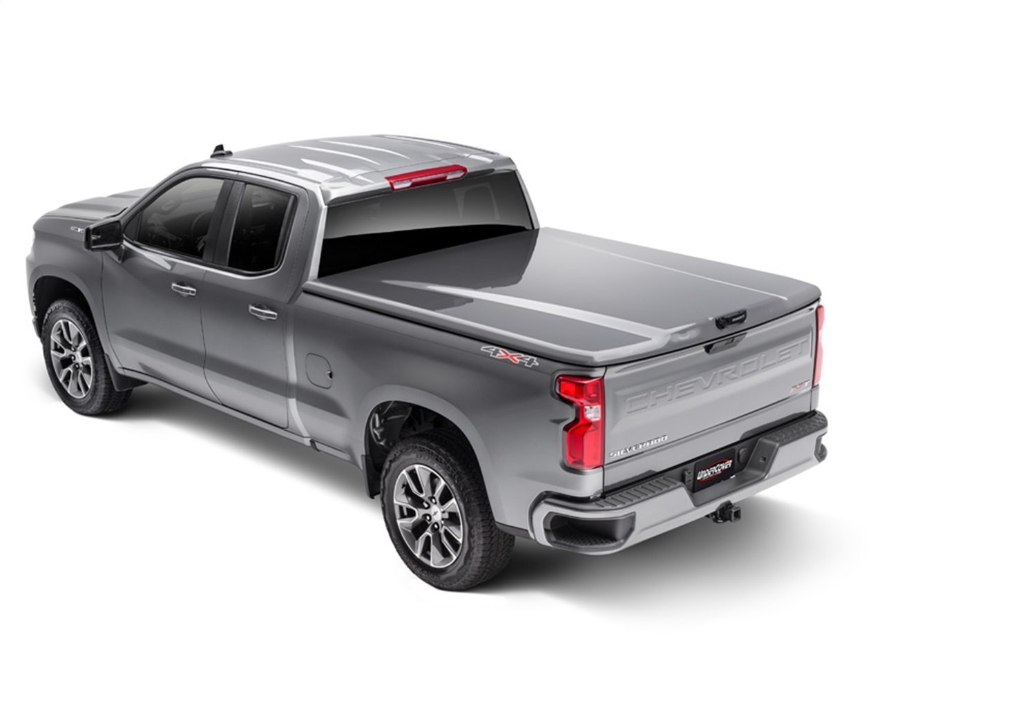 UC1188L-GAN Elite LX Hard Non-Folding Cover, Select Chevy Silverado 1500 6'7" Bed STD/w/o Multi-Tailgate, GAN(WA636R) Silver Ice