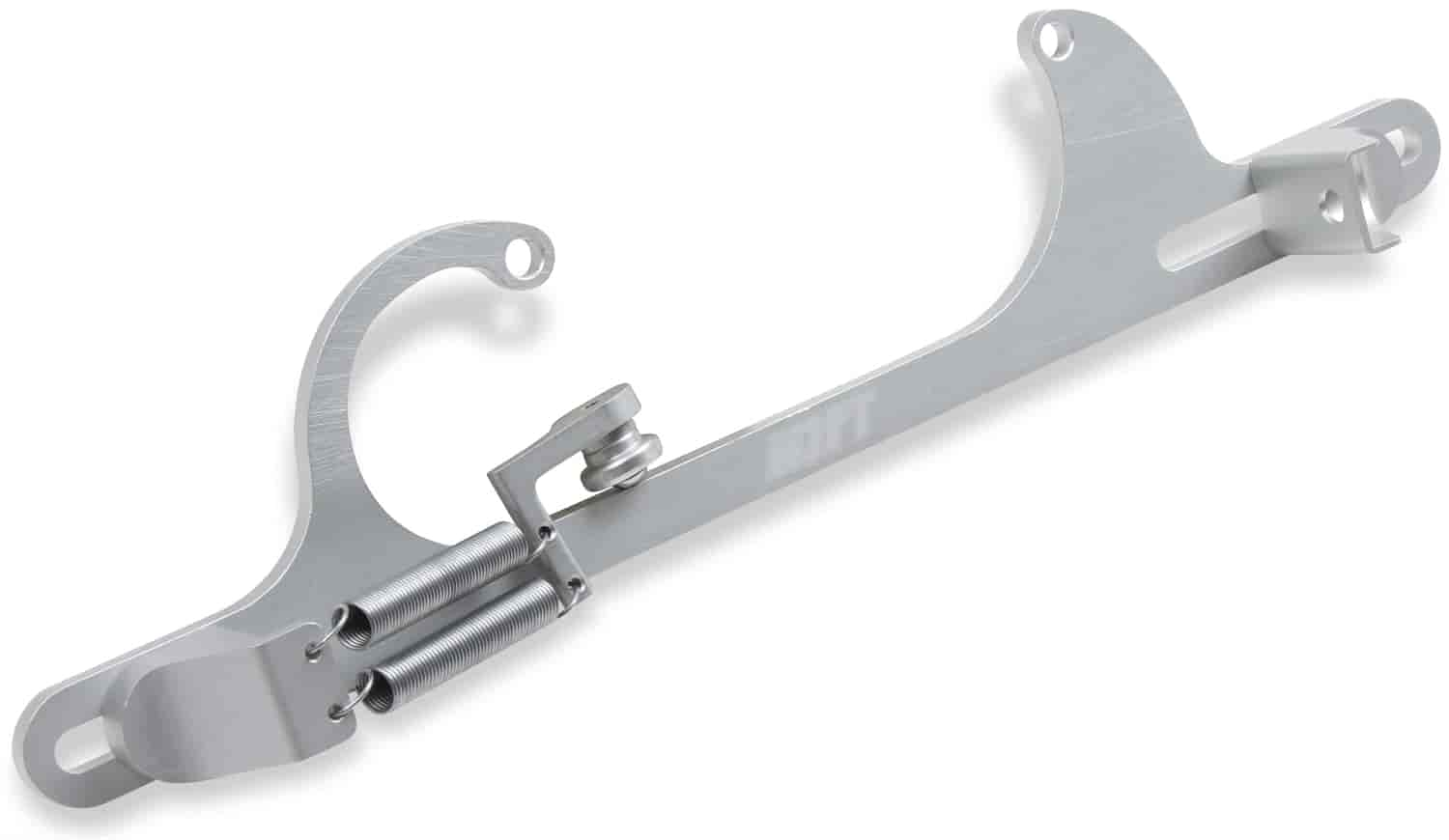 Throttle Return Bracket Ford-Style Cable Fits 4150/4160 Carburetors - Clear Finish