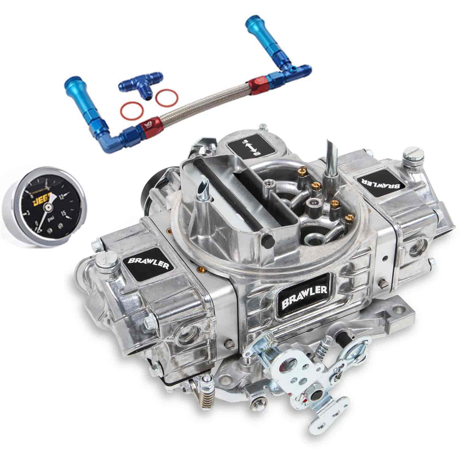 Quick Fuel BR-67255K: Brawler Diecast Mechanical Secondary Carburetor Kit 650  CFM - JEGS