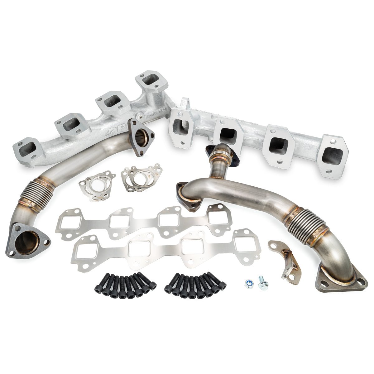 116111435 Manifolds and Up-Pipes GM 2004.5-2005 Y-Pipe LLY - Silver