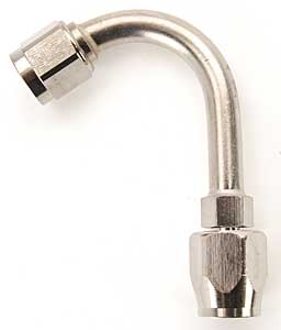 Full Flow Hose End 120-Degree (Non-Swivel)