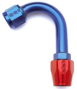 Full Flow Hose End 120-Degree (Non-Swivel)