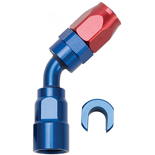 EFI SAE Female Quick-Connect Hose End Fitting 45-Degree