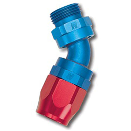 Full Flow Swivel Hose End 45-Degree