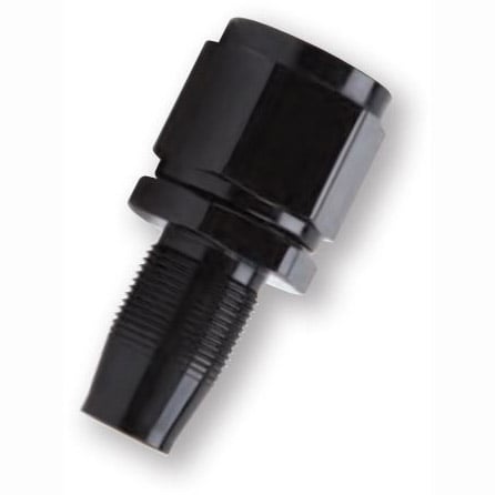 Full Flow Hose End w/o Socket [Black Anodized Mirror Finish]