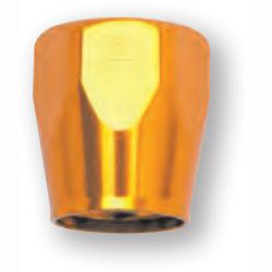 Full Flow Hose End Socket [Orange Anodized Mirror Finish]