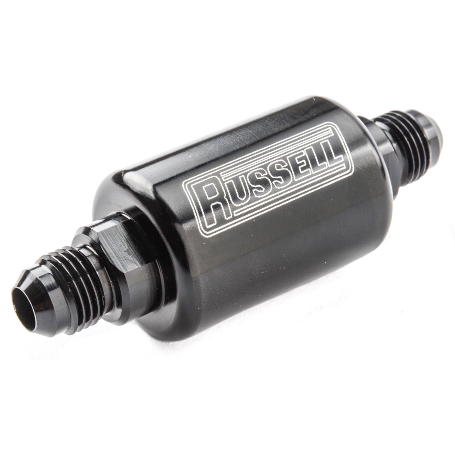 Russell 650133: Competition Fuel Filter -06 AN Male Inlet/Outlet - JEGS  High Performance
