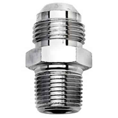 -8AN to 3/8" NPT Stainless Steel Adapter - Straight