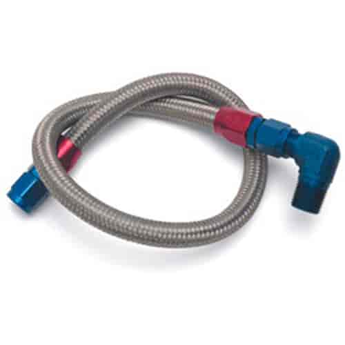 Fuel Line Braided Stainless for SBC (use with 8134 )