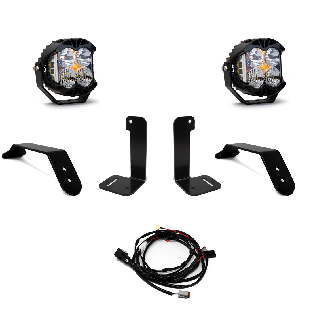 LP4 Pro Bumper Light Kit for 2020-2022 Jeep Gladiator; 2018-2022 Jeep Wrangler JL w/ OE Plastic Bumper