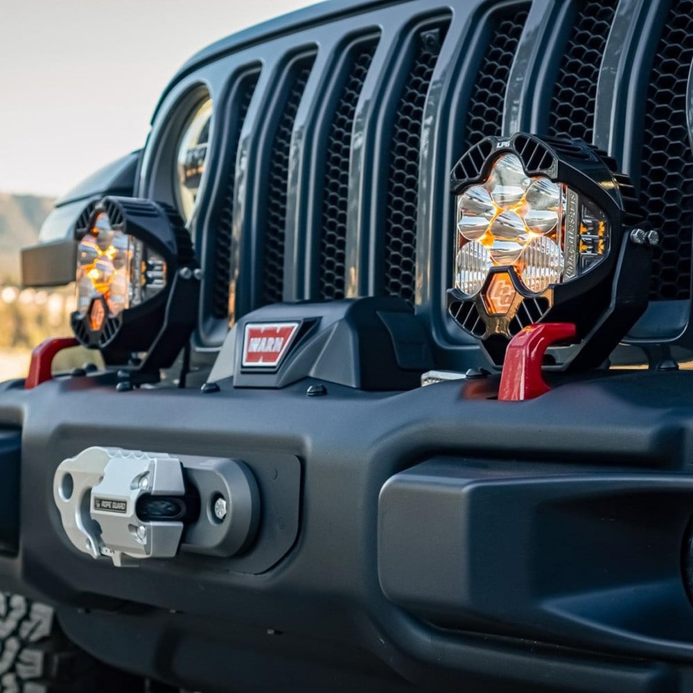 LP6 Pro Bumper Light Kit for 2020-2022 Jeep Gladiator; 2018-2022 Jeep Wrangler JL w/ OE Steel Bumper