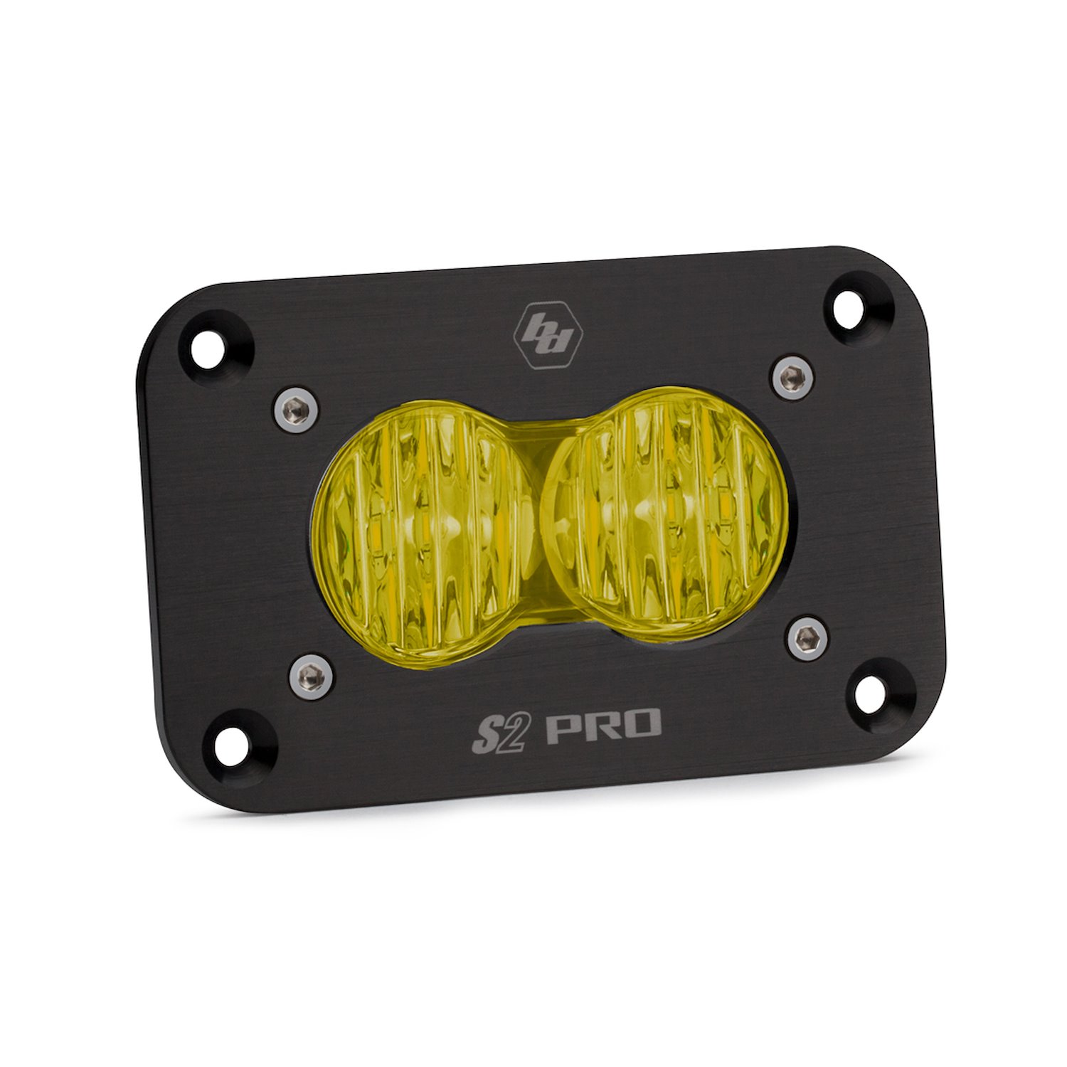 S2 Pro Black Flush Mount LED Auxiliary Light Pod [Universal]