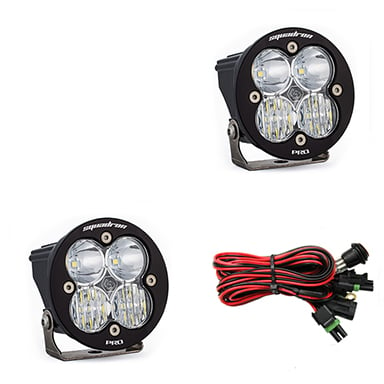 Squadron-R Pro Black LED Auxiliary Light Pod Pair [Universal]