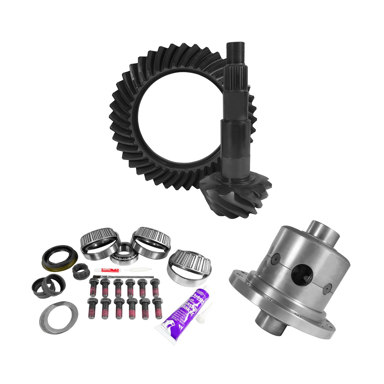 11.5 in. Aam 4.56 Rear Ring & Pinion, Install Kit, Posi, 4.125 in. Od Pinion Bearing