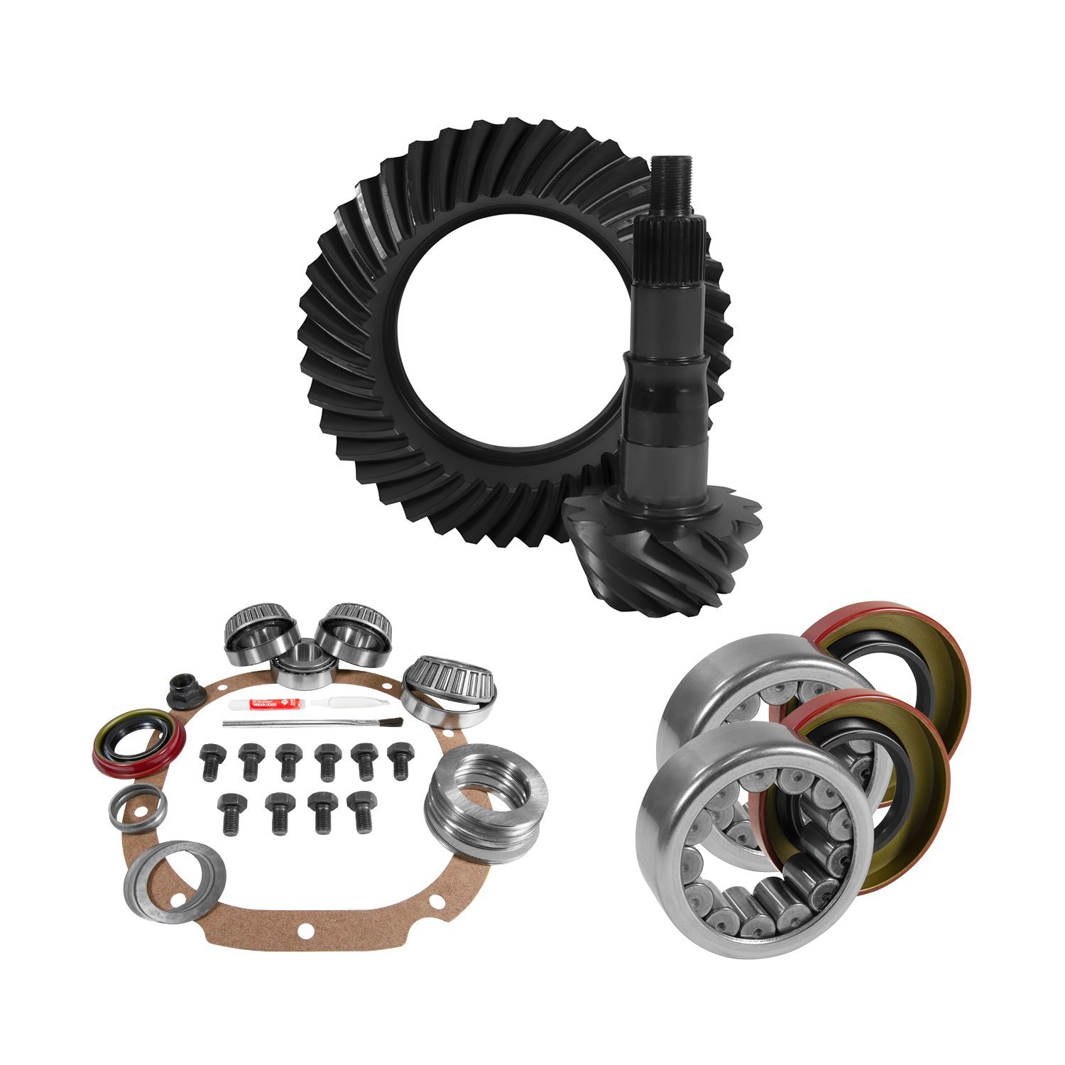 USA Standard 10780 8.8 in. Ford 4.88 Rear Ring & Pinion Install Kit, 2.99 in. Od Axle Bearings & Seals