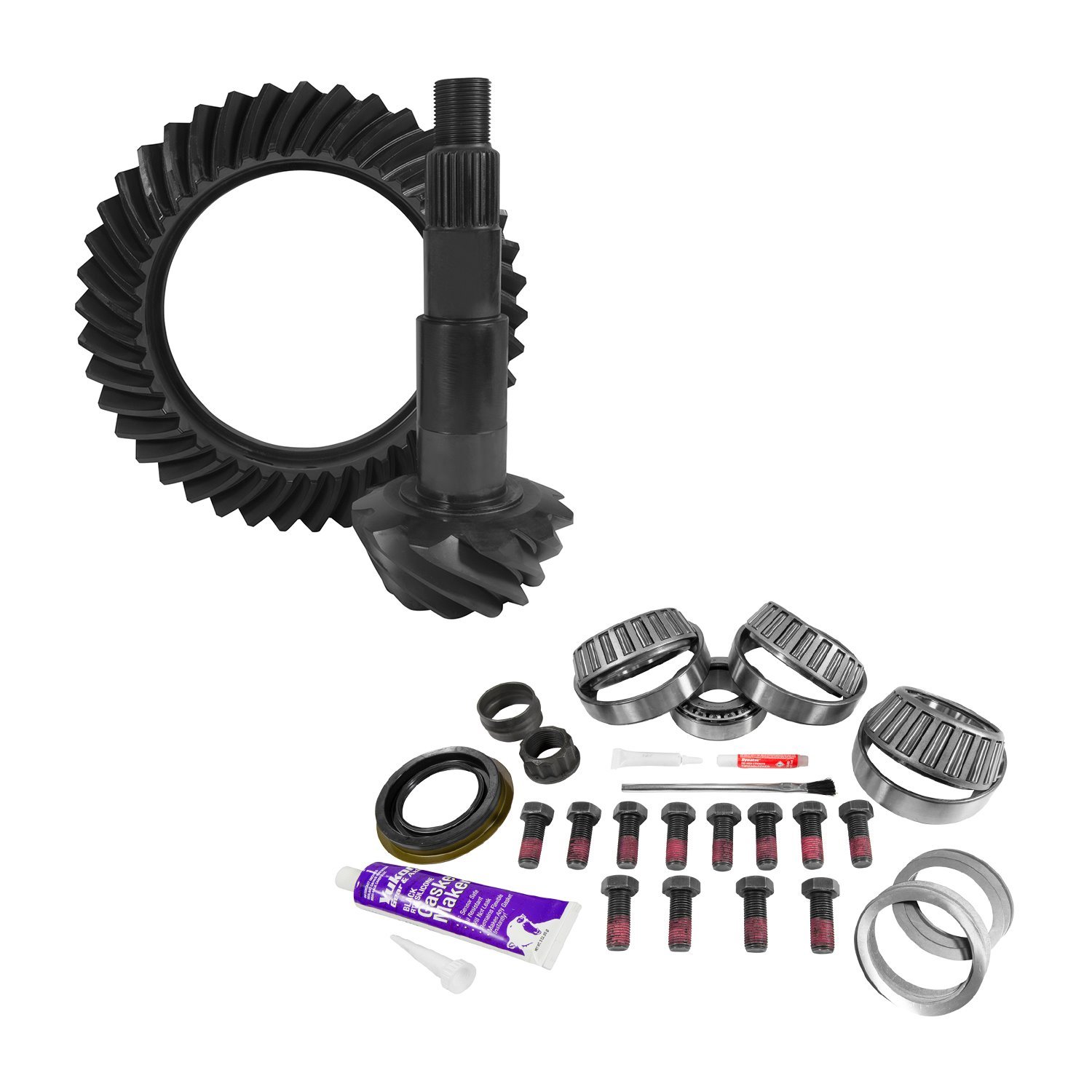 USA Standard 10821 11.5 in. Aam 4.56 Rear Ring & Pinion Install Kit, 4.125 in. Od Pinion Bearing