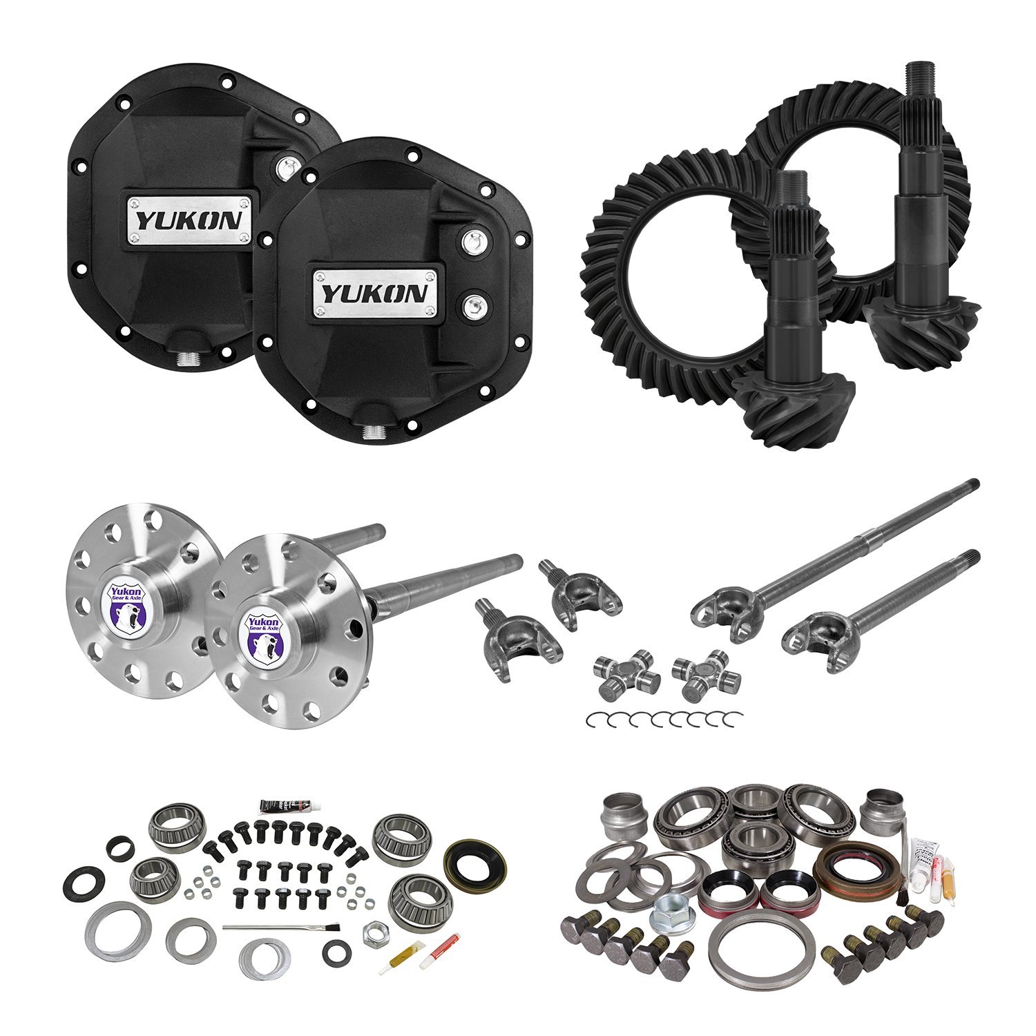 Stage 4 Jeep Jk Re-Gear Kit W/Covers Fr & Rr Axles, Dana 44, 5.38 Ratio