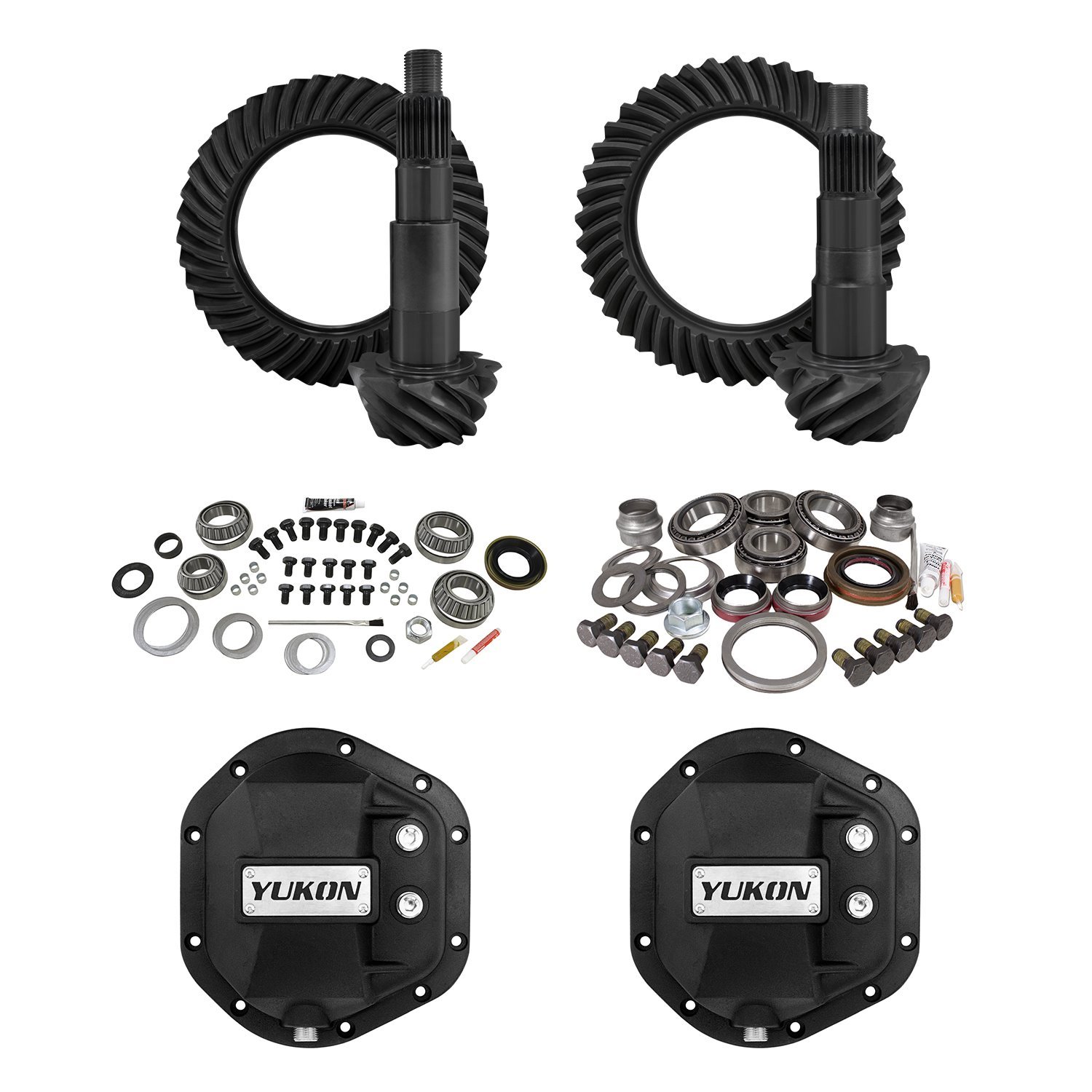 Stage 2 Jeep Jk Re-Gear Kit W/Covers For Dana 44, 4.56 Ratio, 24 Spline