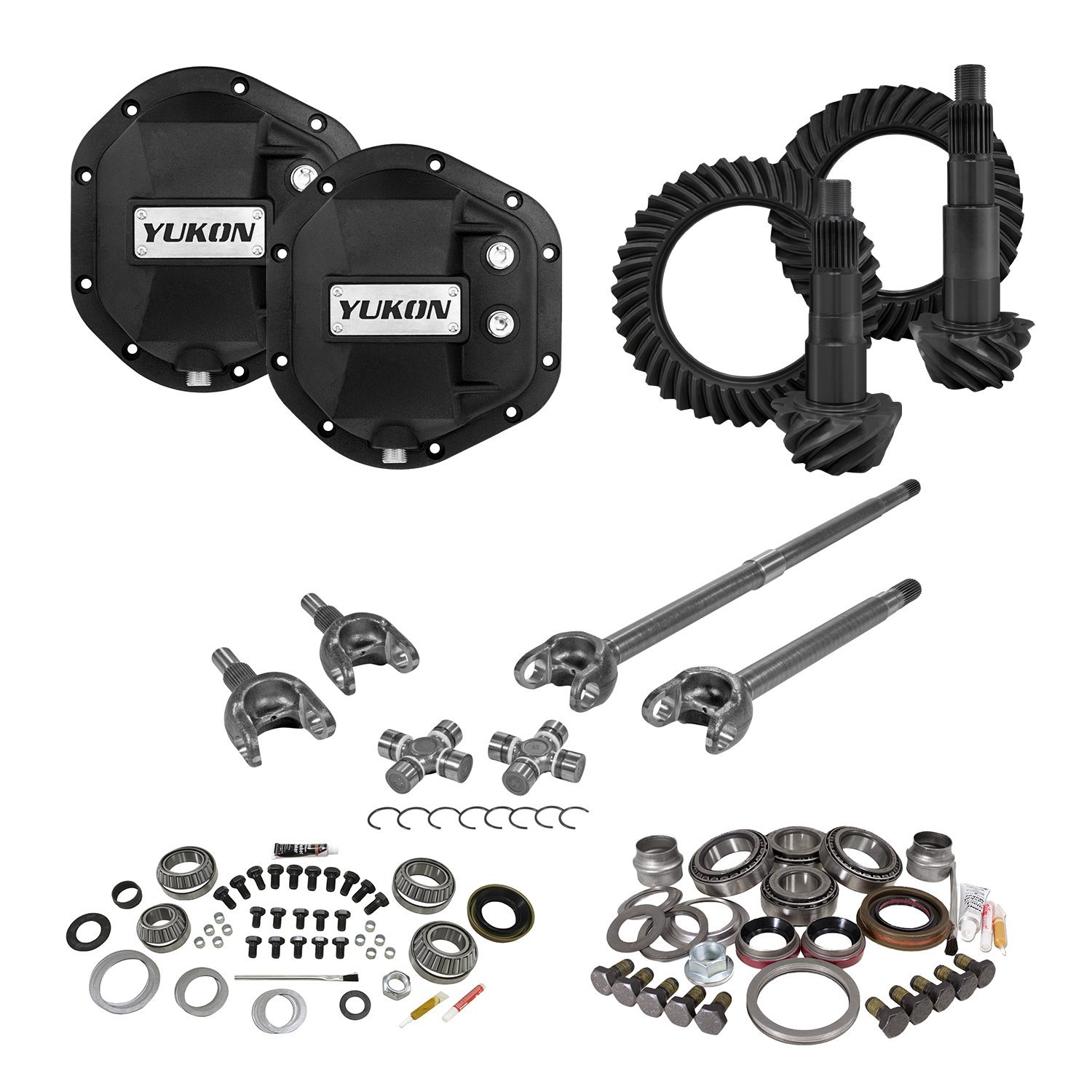 Stage 3 Jeep Jk Re-Gear Kit W/Covers, Front Axles, Dana 44, 4.56 Ratio