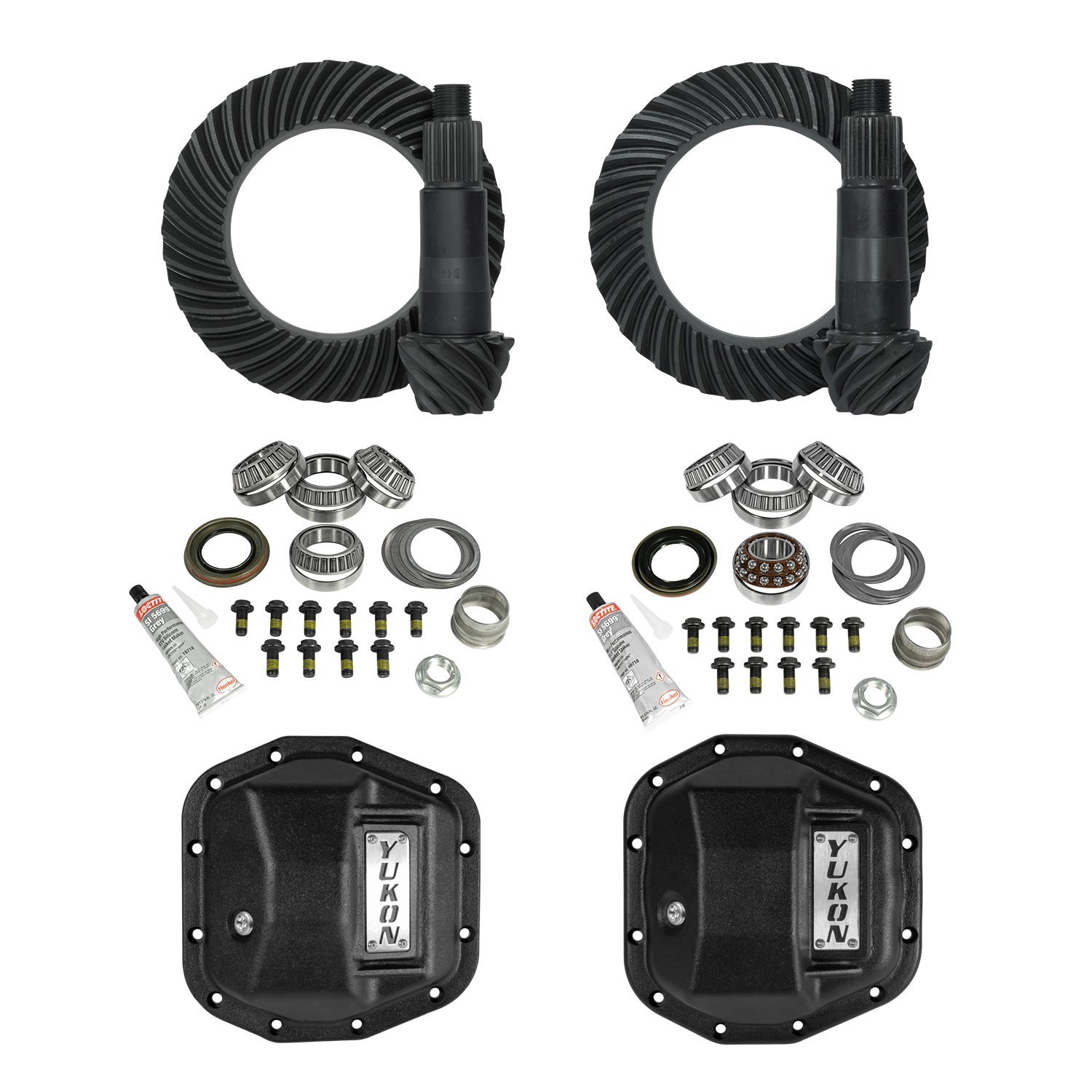 Stage 2 Jeep Jl/Jt Re-Gear Kit W/Covers For Dana 44, 3.73 Ratio, 28 Spline