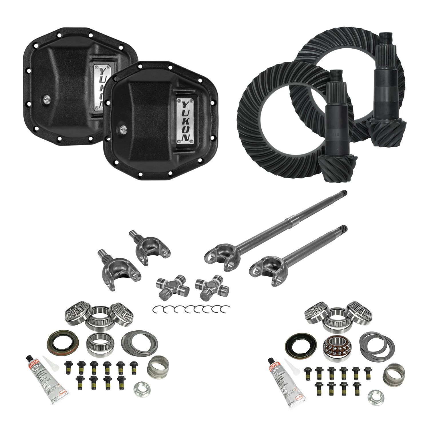 Stage 3 Jeep Jl/Jt Re-Gear Kit W/Covers, Front Axles, Dana 44, 3.73 Ratio