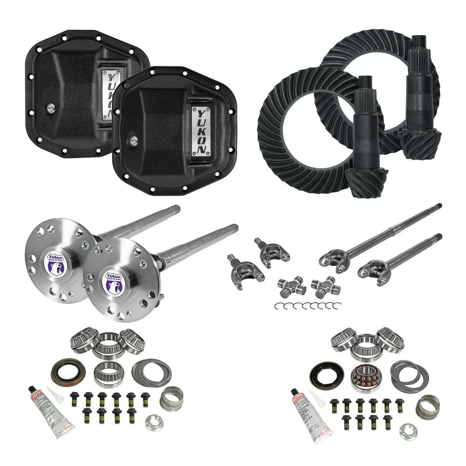 Stage 4 Jeep Jl/Jt Re-Gear Kit W/Covers Fr & Rr Axles, Dana 44, 3.73 Ratio