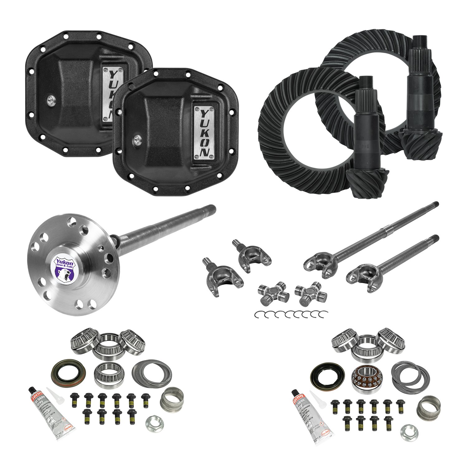 Stage 4 Jeep Jl Re-Gear Kit W/Covers, Fr/Rr Axles, Dana 30/35, 3.73 Ratio