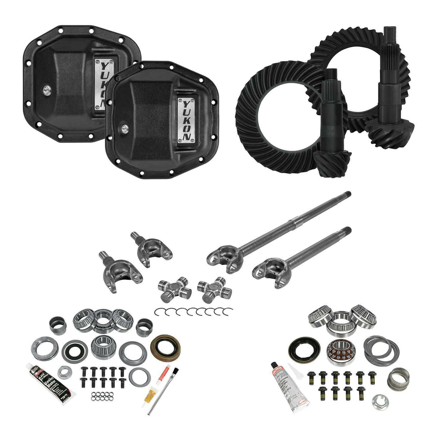 Stage 3 Jeep Jl Re-Gear Kit W/Covers, Front Axles, Dana 30/44, 3.73 Ratio