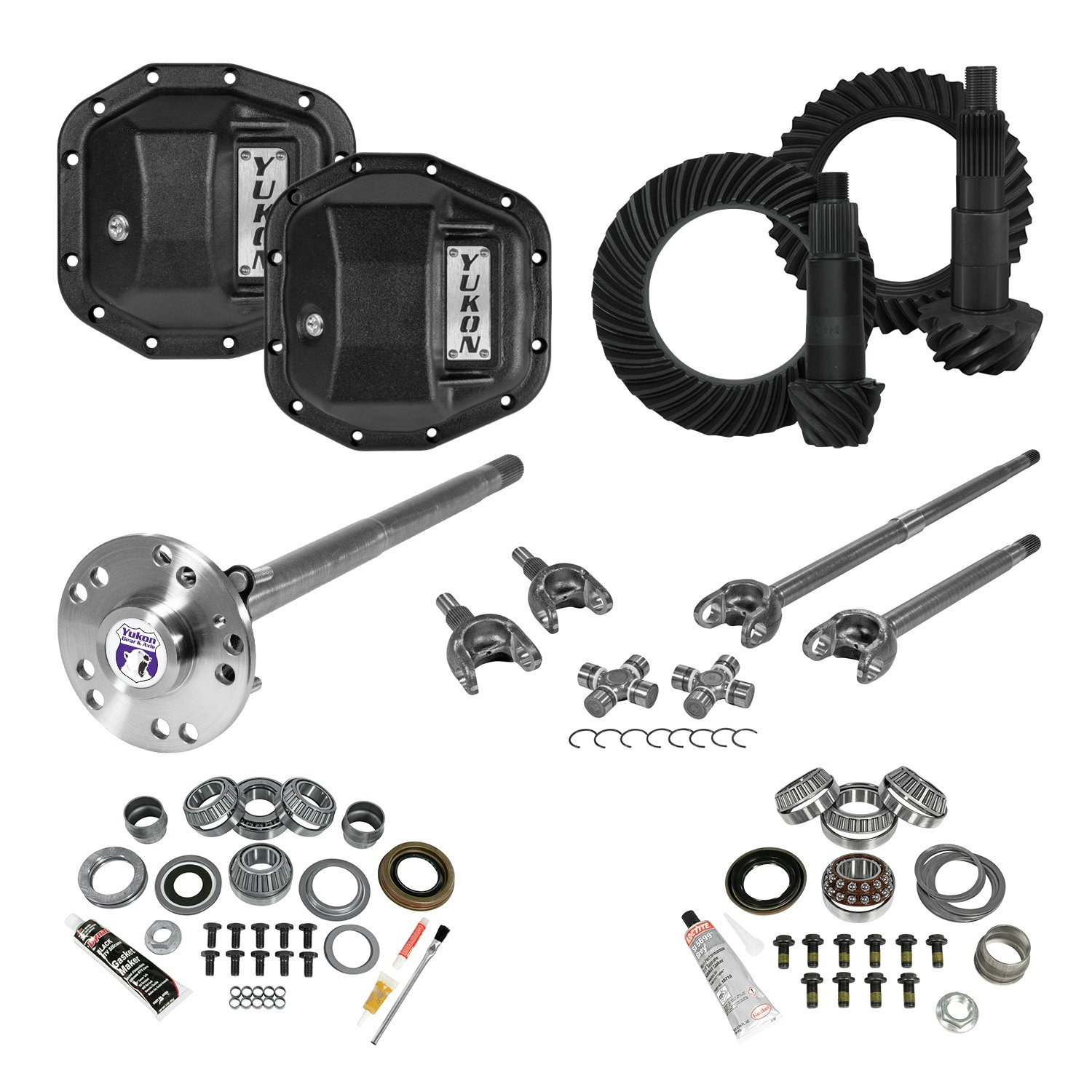 Stage 4 Jeep Jl Re-Gear Kit W/Covers, Fr/Rr Axles, Dana 30/44, 4.11 Ratio