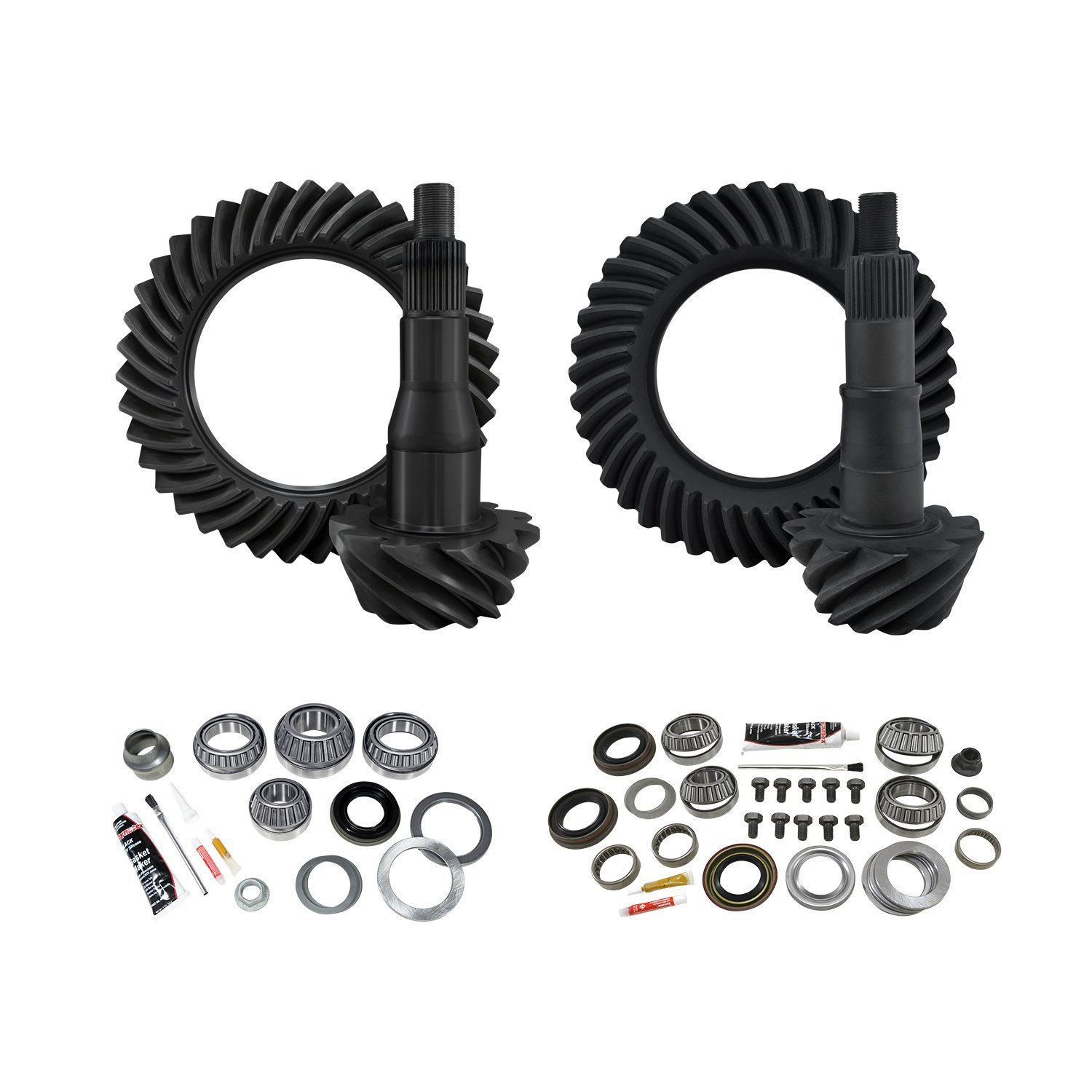 Re-Gear & Installation Kit, Ford 9.75 in., Various F150, 4.11 Ratio, Fr&Rr