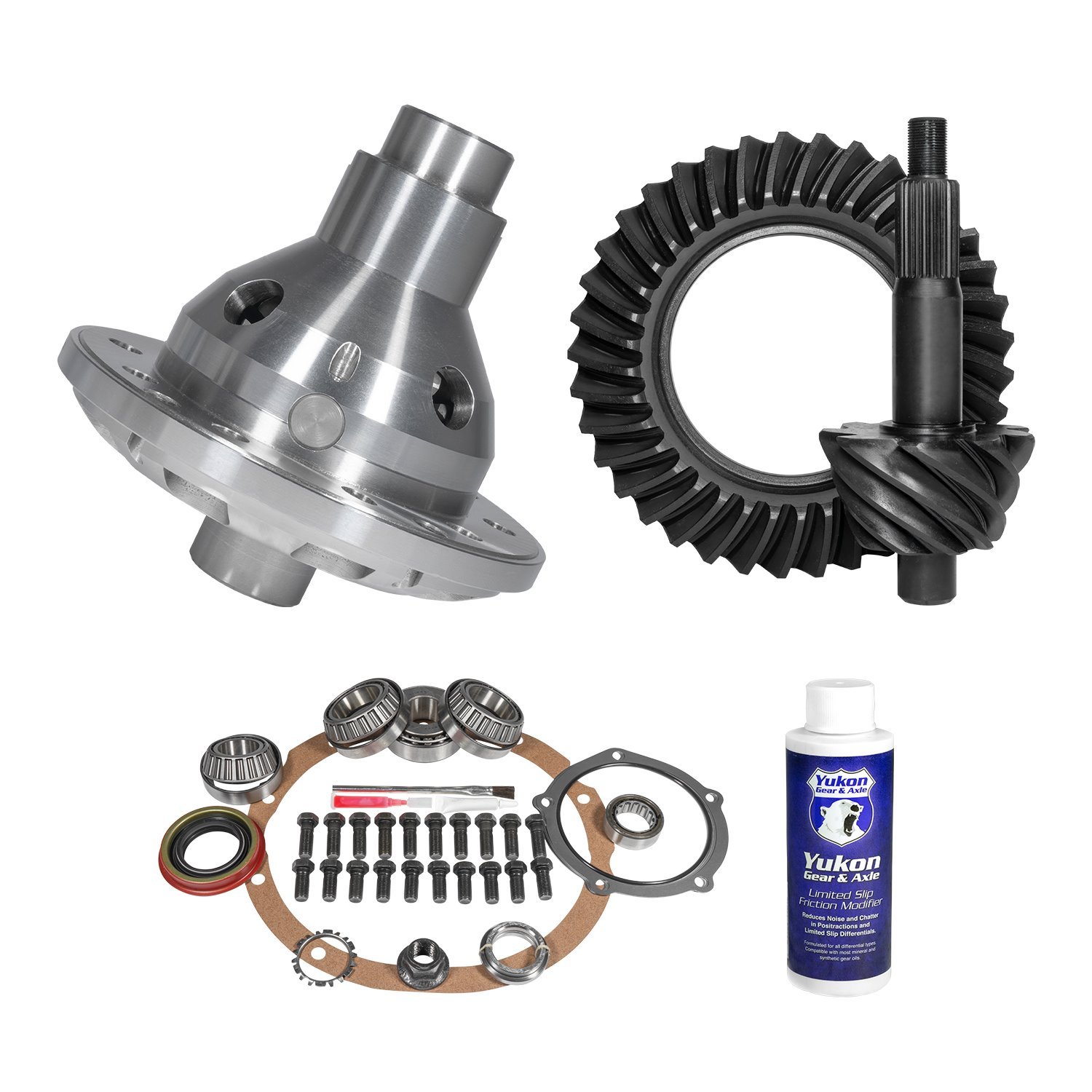 Muscle Car Limited Slip & Re-Gear Kit For Ford 9 in., 28 Spline, 3.70 Ratio