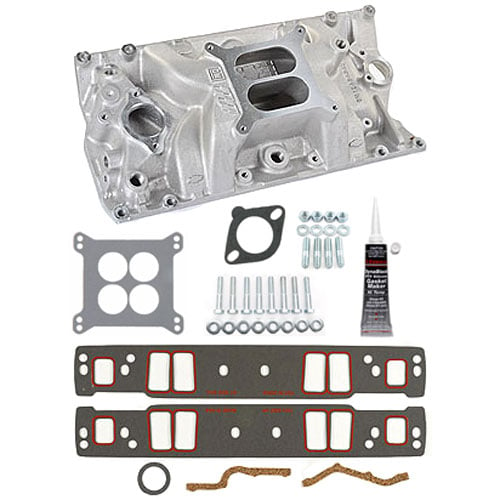 Aluminum Intake Manifold Kit Chevy 283-400 with Vortec