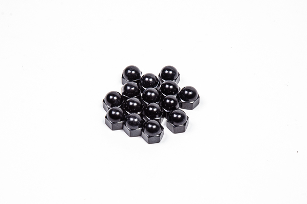 Acorn Nuts, 10-32, Anodized Aluminum, Set of 15