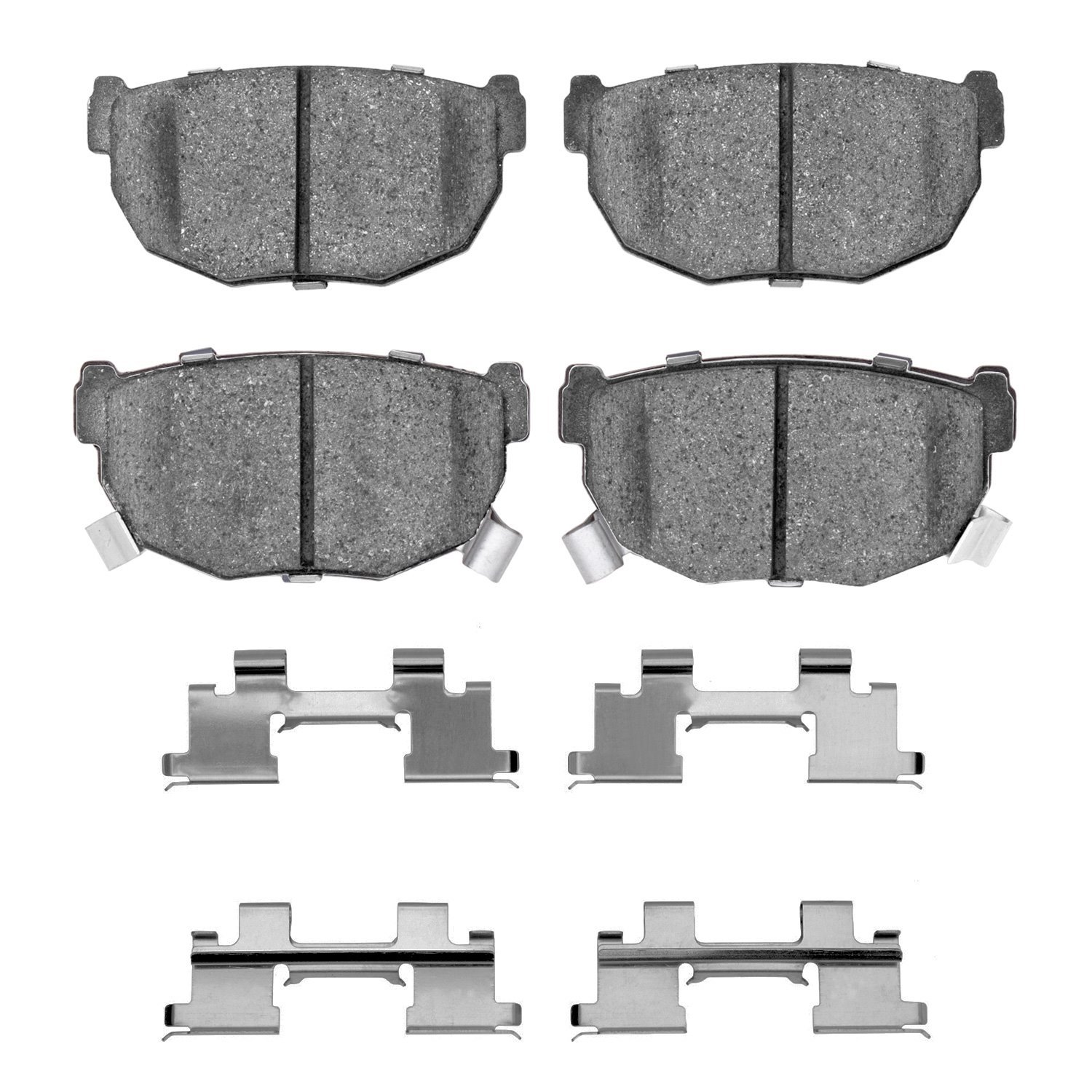 Performance Sport Brake Pads & Hardware Kit, 1987-1989 Infiniti/Nissan, Position: Rear