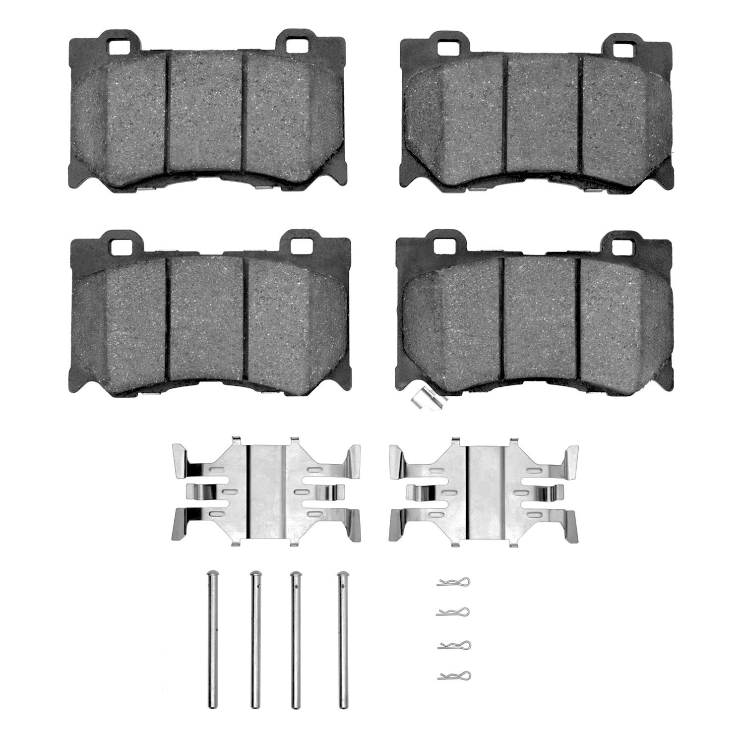 Performance Sport Brake Pads & Hardware Kit, Fits Select Infiniti/Nissan, Position: Front