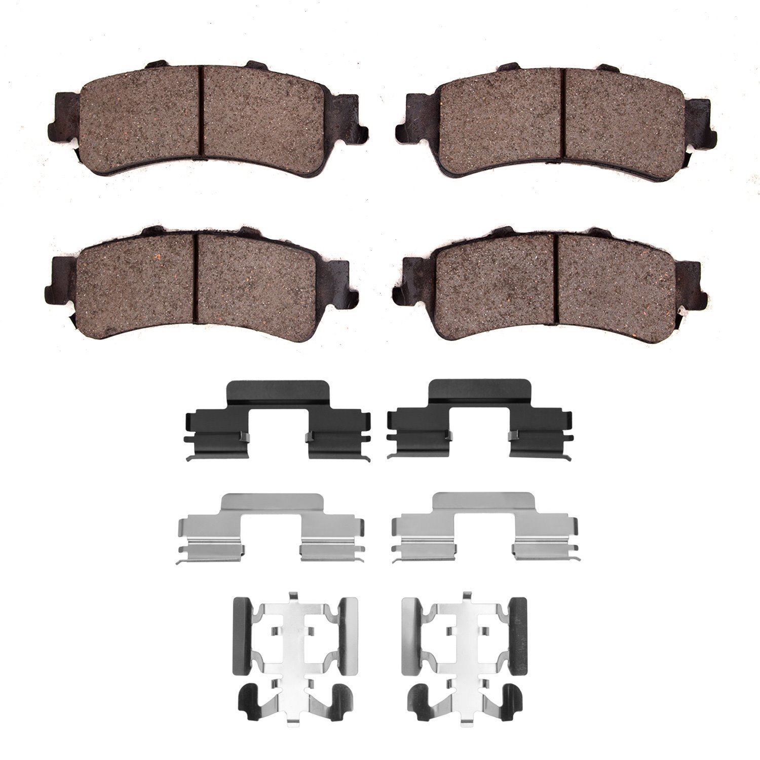 Super-Duty Brake Pads & Hardware Kit, 2003-2007 GM, Position: Rear