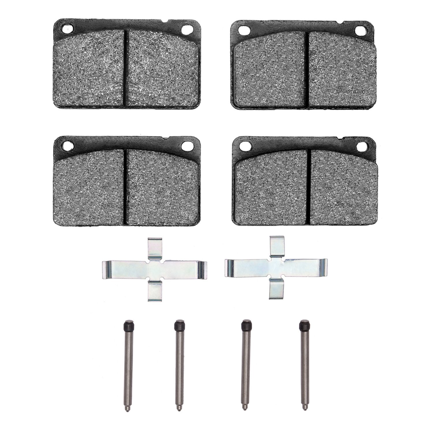 Ceramic Brake Pads & Hardware Kit, 1975-1984 Volvo, Position: Front