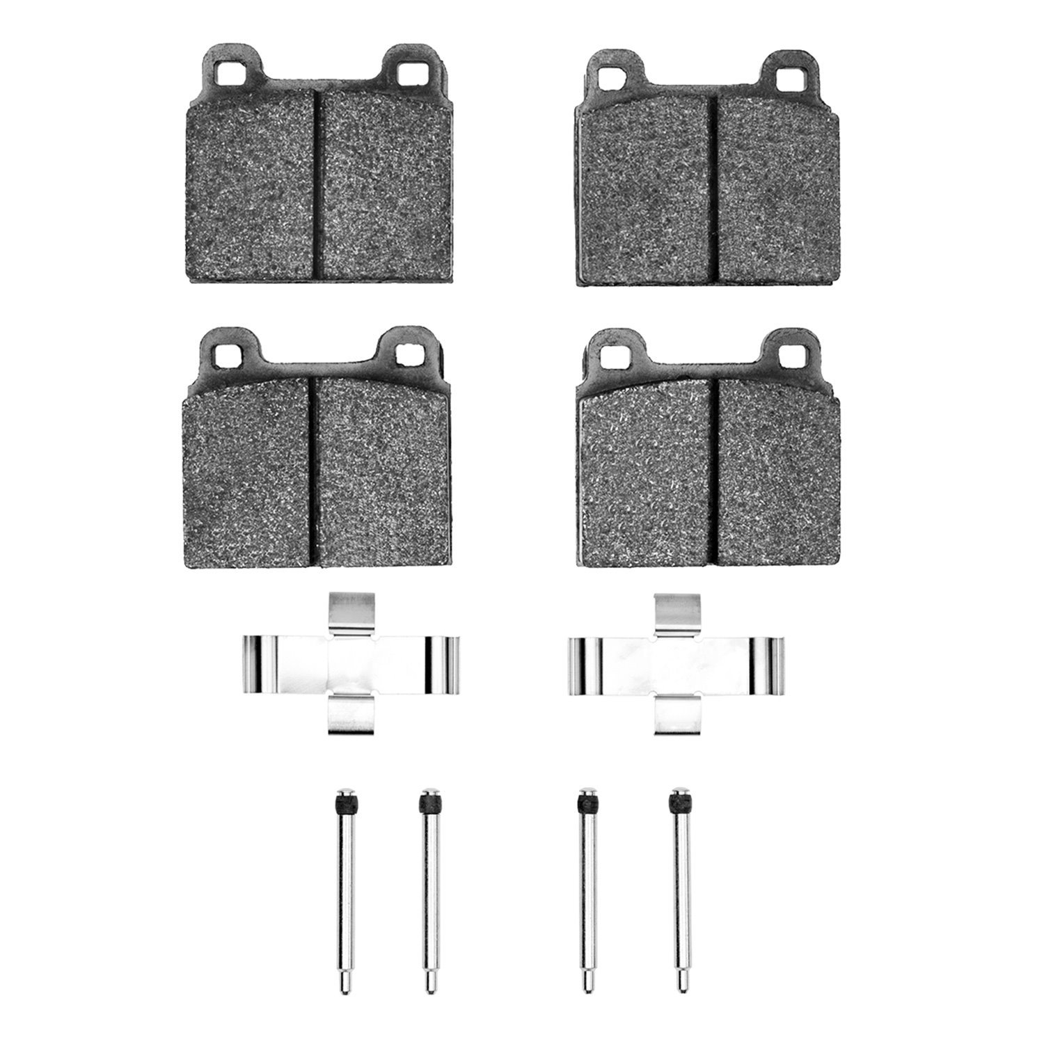 Ceramic Brake Pads & Hardware Kit, 1963-1976 Fits Multiple Makes/Models, Position: Front