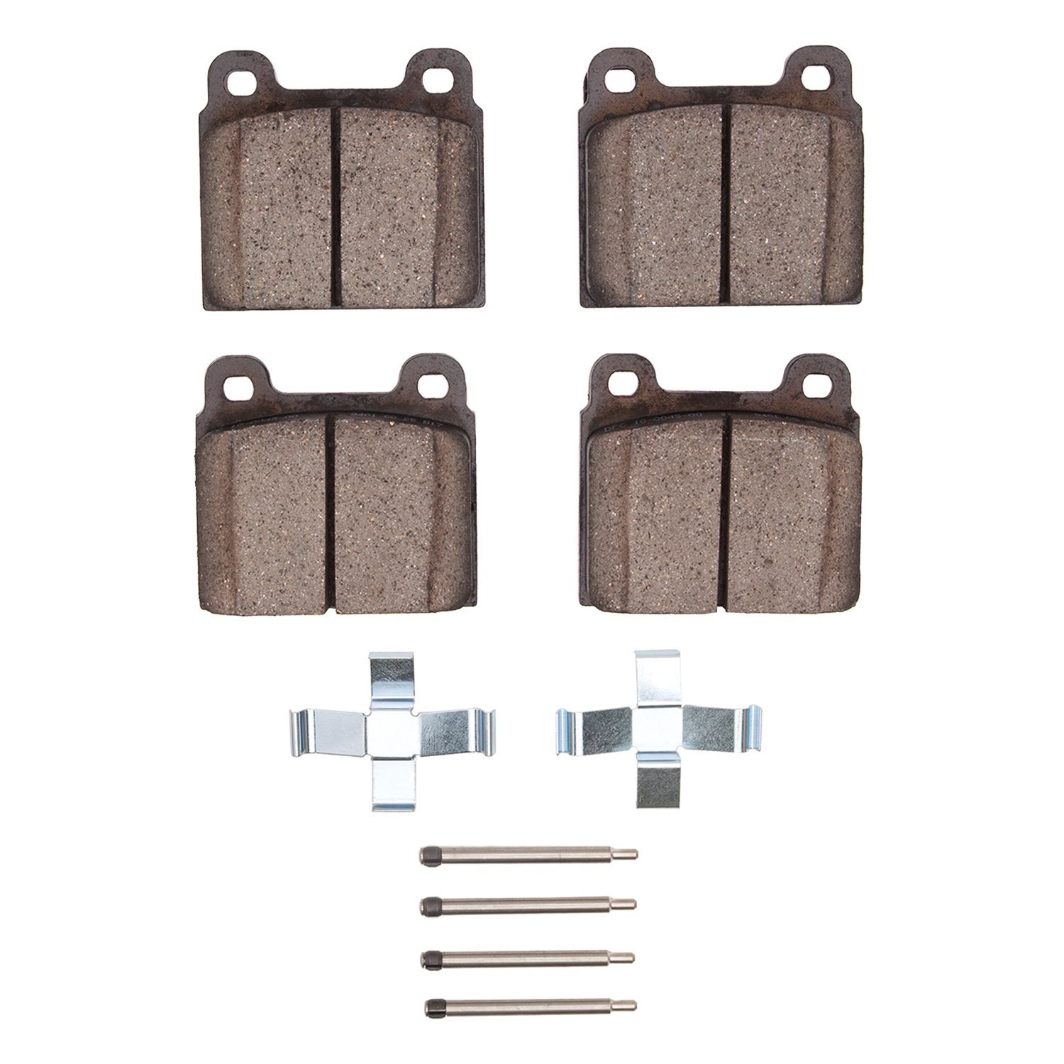 Ceramic Brake Pads & Hardware Kit, 1972-1985 Audi/Porsche/Volkswagen, Position: Front