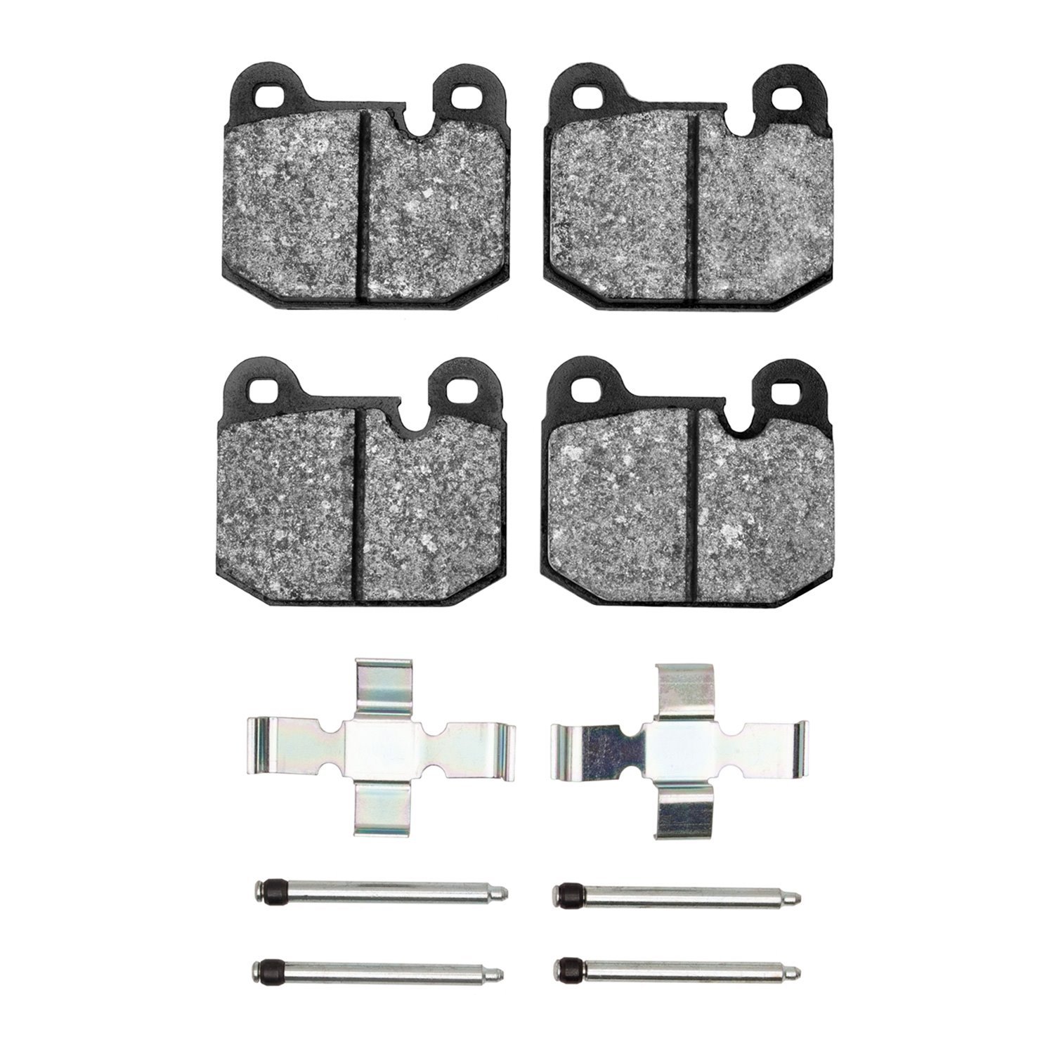 Ceramic Brake Pads & Hardware Kit, 1977-1983 BMW, Position: Front