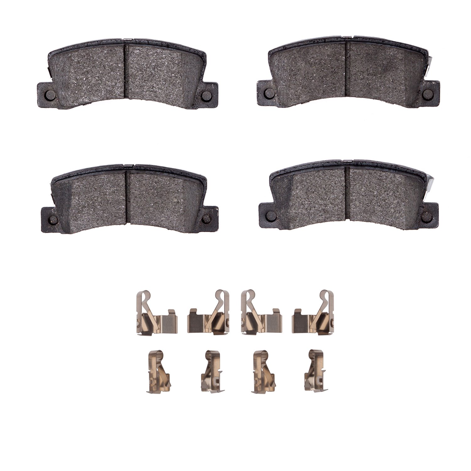 Ceramic Brake Pads & Hardware Kit, 1990-2003 Lexus/Toyota/Scion, Position: Rear