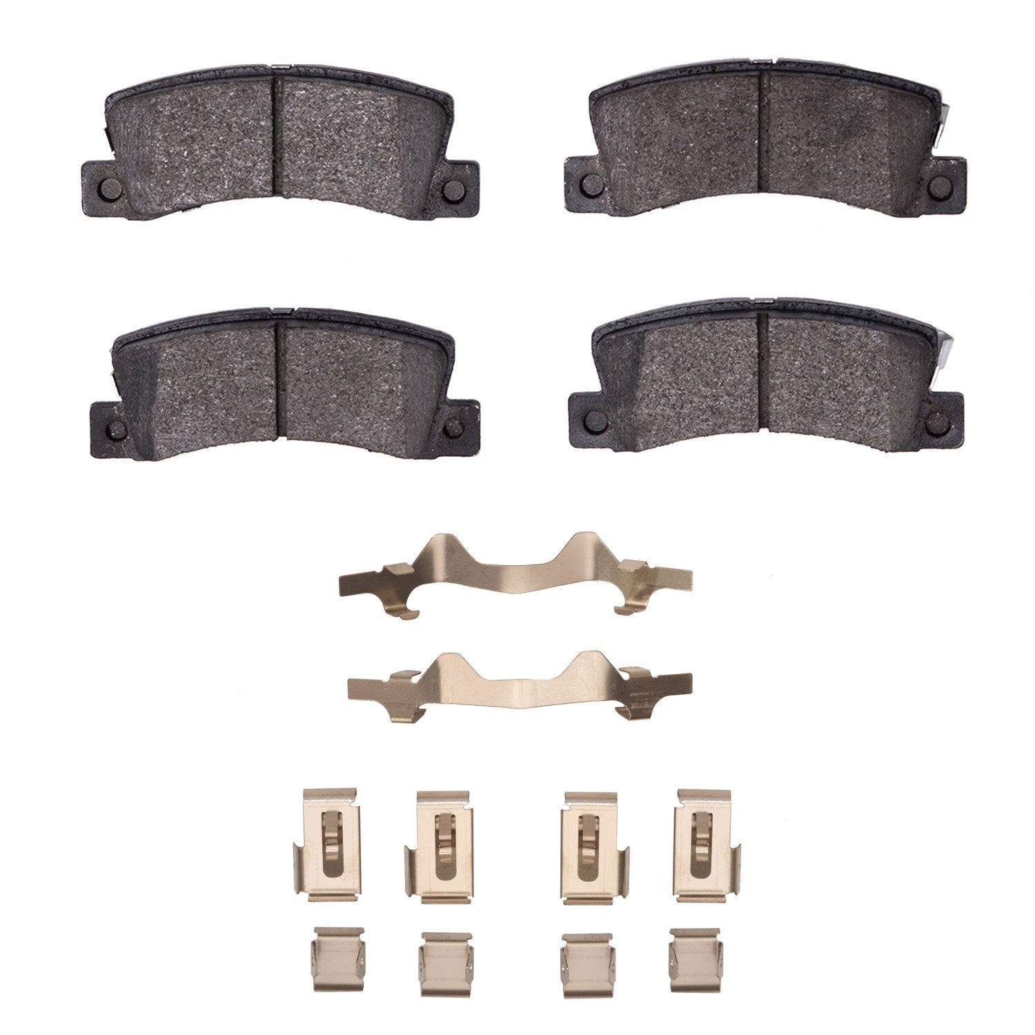 Ceramic Brake Pads & Hardware Kit, 1986-1993 Lexus/Toyota/Scion, Position: Rear