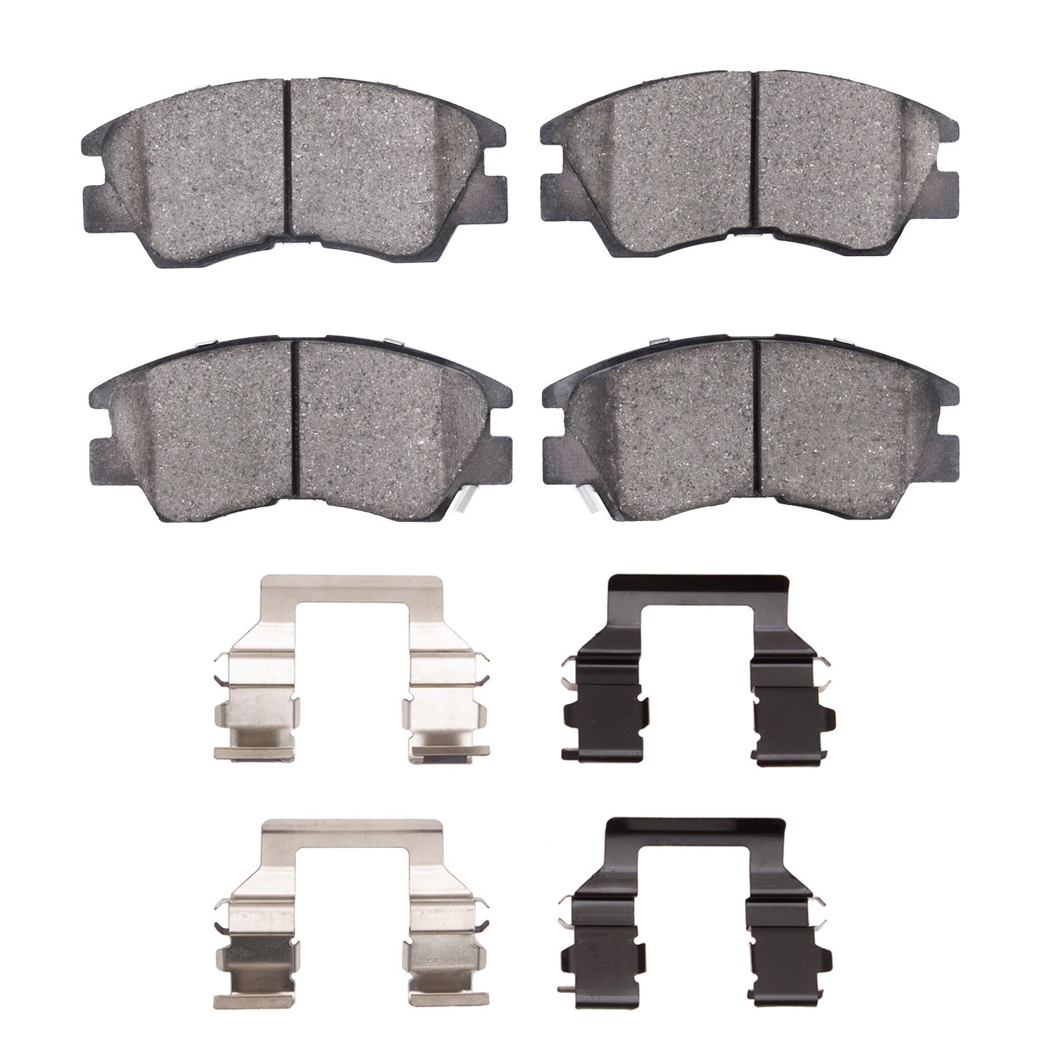 Ceramic Brake Pads & Hardware Kit, 1986-2008 Fits Multiple Makes/Models, Position: Front