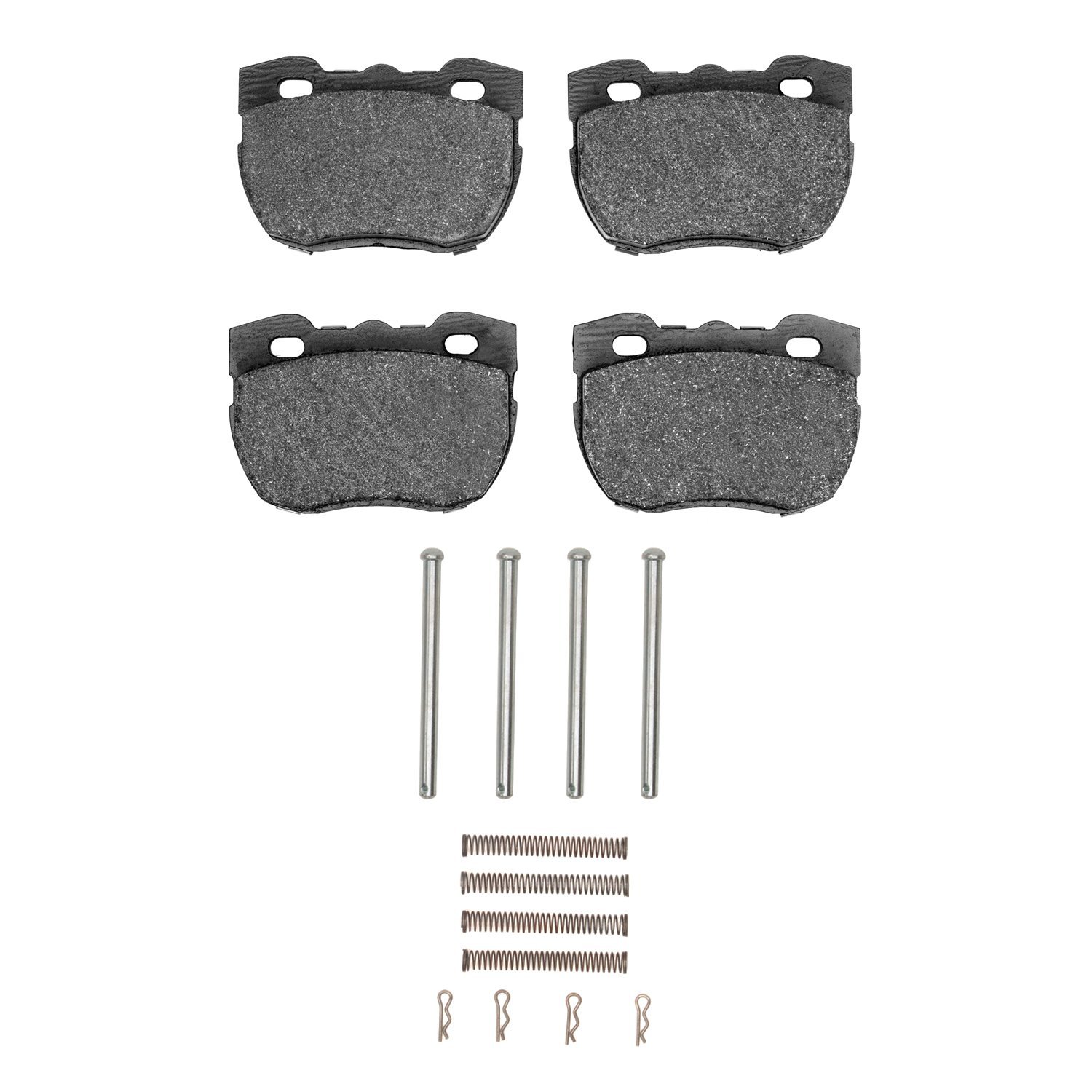 Ceramic Brake Pads & Hardware Kit, 1994-1999 Land Rover, Position: Front