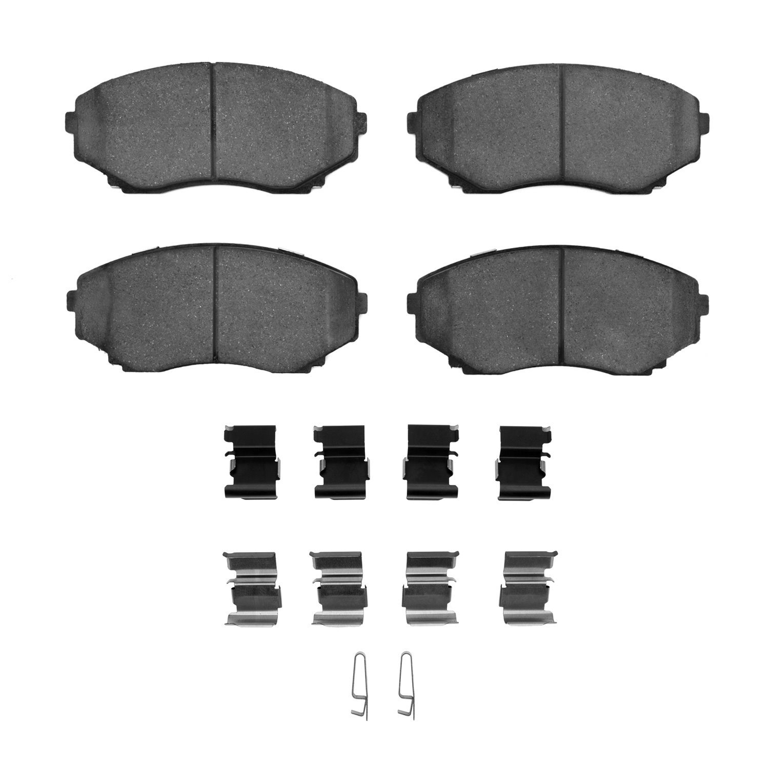 Ceramic Brake Pads & Hardware Kit, 1992-2006 Ford/Lincoln/Mercury/Mazda, Position: Front