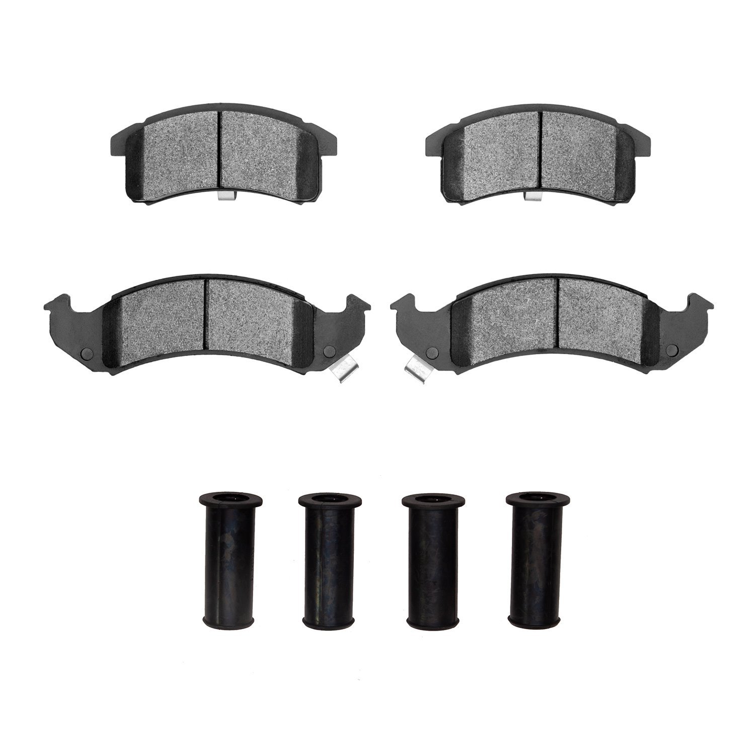 Ceramic Brake Pads & Hardware Kit, 1994-1999 GM, Position: Front