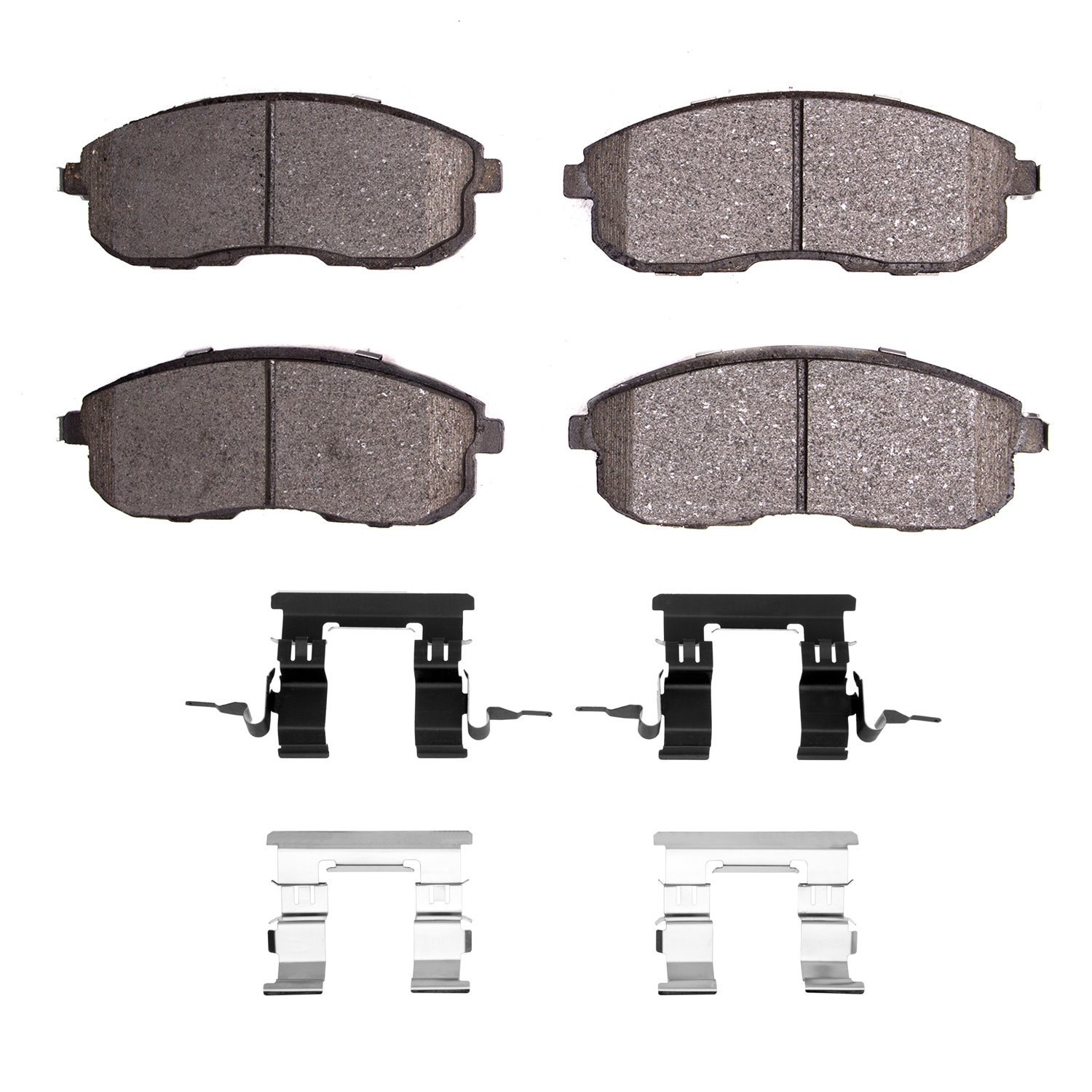 Ceramic Brake Pads & Hardware Kit, 2002-2019 Fits Multiple Makes/Models, Position: Front