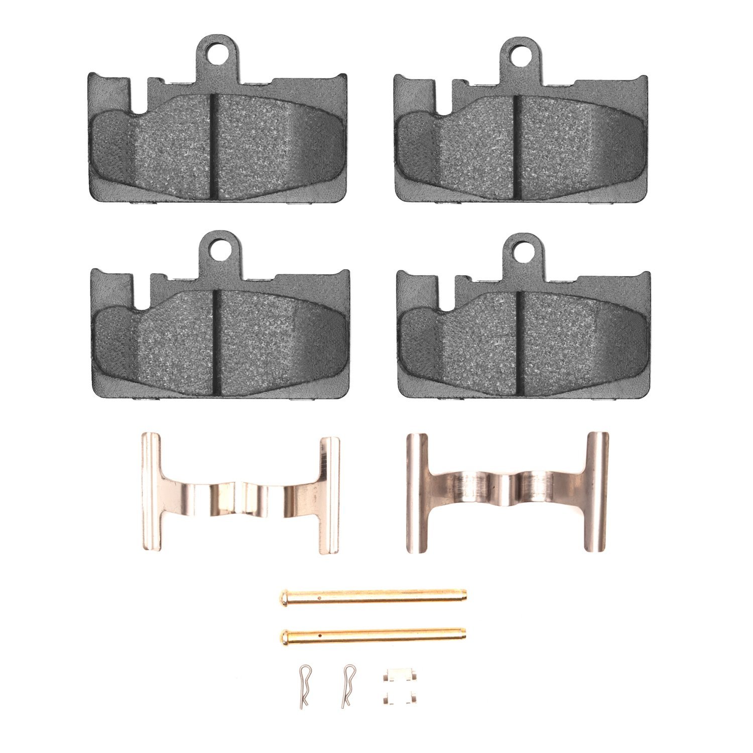 Ceramic Brake Pads & Hardware Kit, 2001-2006 Lexus/Toyota/Scion, Position: Rear