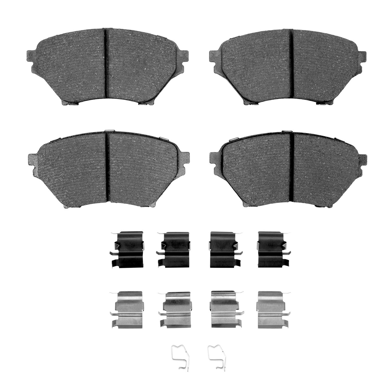 Ceramic Brake Pads & Hardware Kit, 2001-2005 Ford/Lincoln/Mercury/Mazda, Position: Front